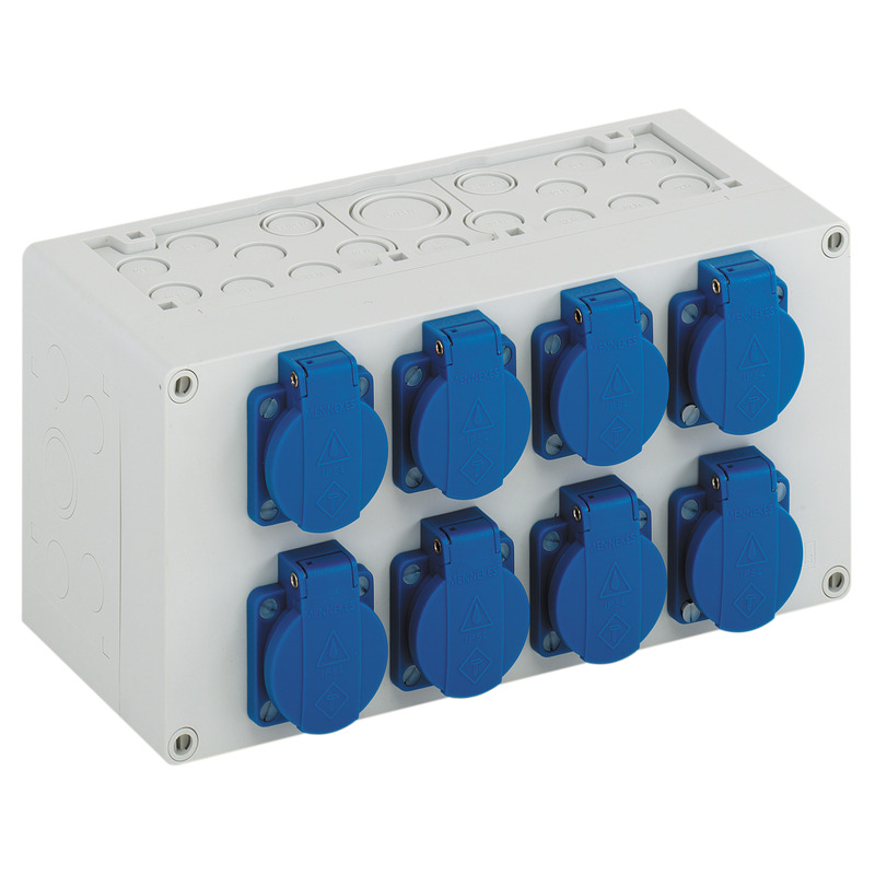 contactdoos combinatie - AKi 1-1S