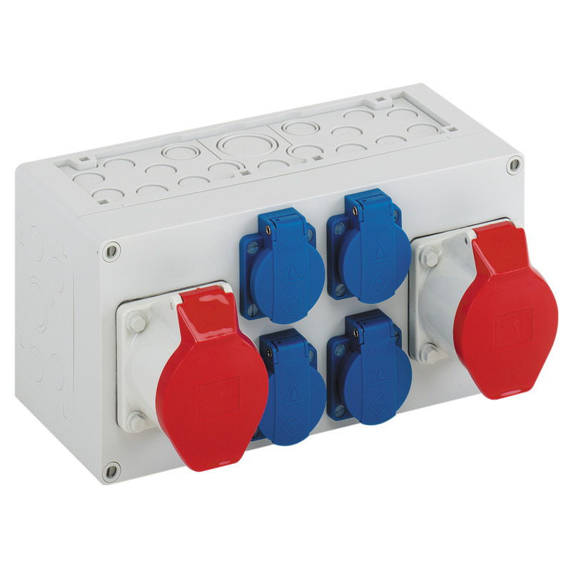 contactdoos combinatie - AKi 1-2S