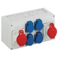 contactdoos combinatie - AKi 1-3S