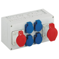 contactdoos combinatie - AKi 1-4S
