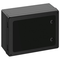 Lege behuizing met scharnierdeur - GEOS-S 4030-18-o/sw