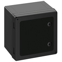 Lege behuizing met scharnierdeur - GEOS-S 3030-22-o/sw