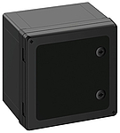 Lege behuizing met scharnierdeur - GEOS-S 3030-22-o/sw