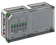NH-railkast lastscheider behuizing - GST 4025-250