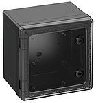 Lege behuizing met scharnierdeur - GEOS-S 3030-22-to/sw